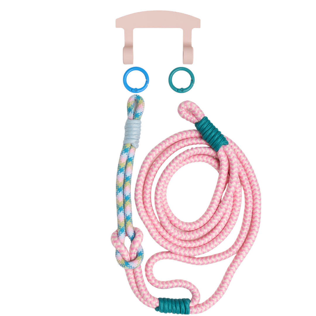 LAGOON BLOOM KNOTTED CORD + HOOK