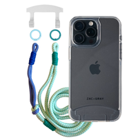 iPhone 15 Pro Max TRANSPARENT CASE + KNOTTED CORD