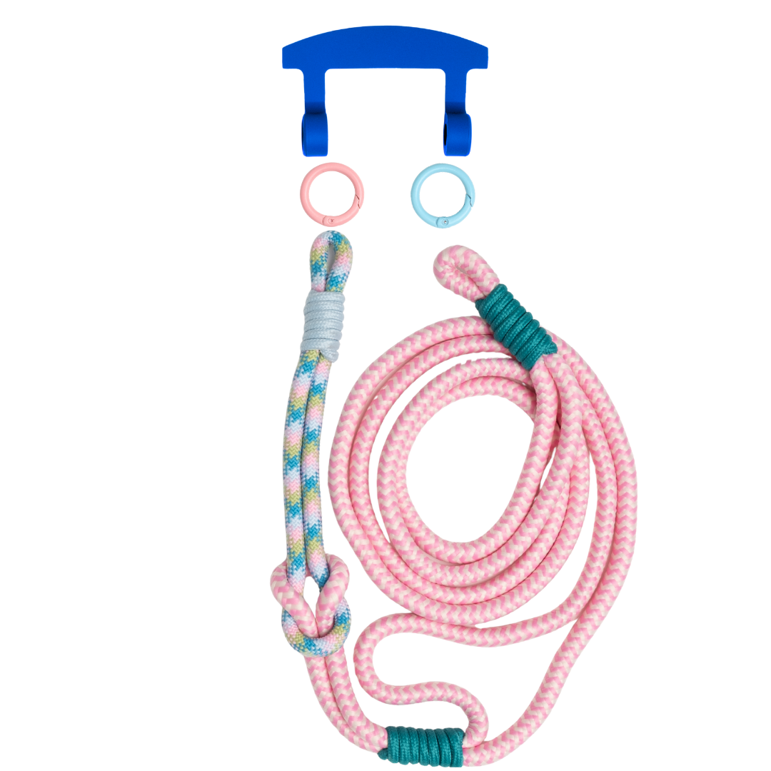 LAGOON BLOOM KNOTTED CORD + HOOK