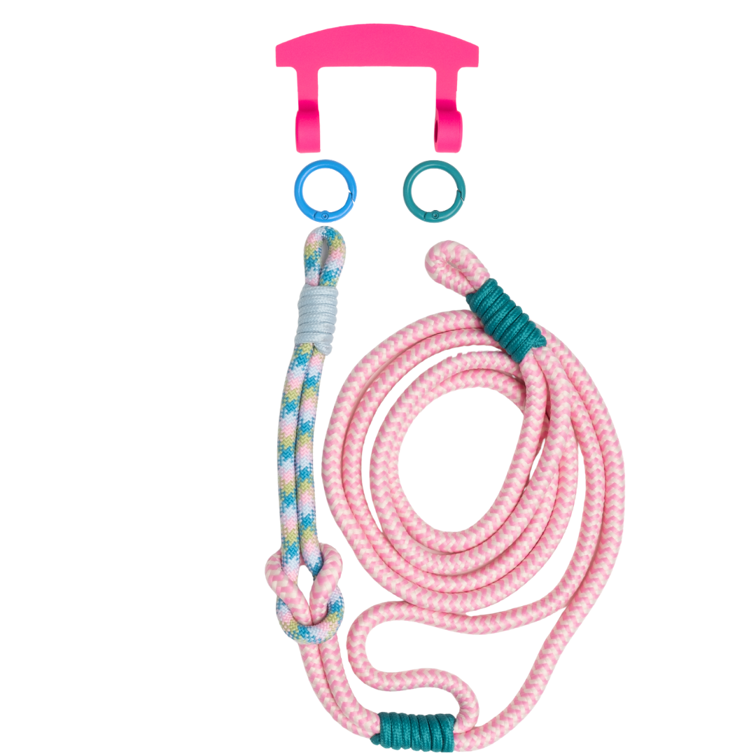 LAGOON BLOOM KNOTTED CORD + HOOK