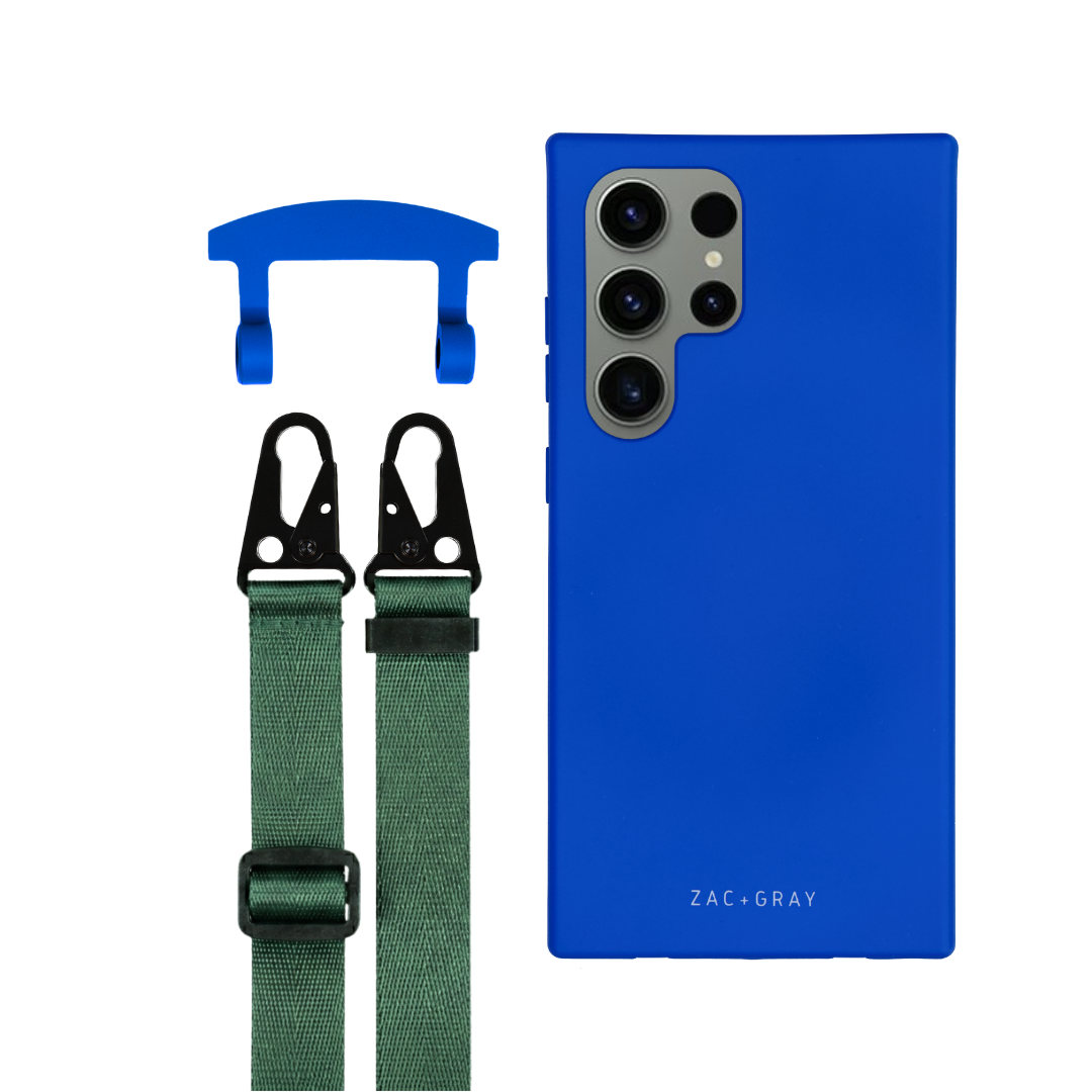 Samsung S25 Ultra COBALT BLUE CASE + STRAP