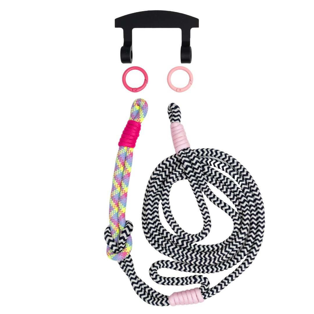 ELECTRIC BLOOM KNOTTED CORD + HOOK