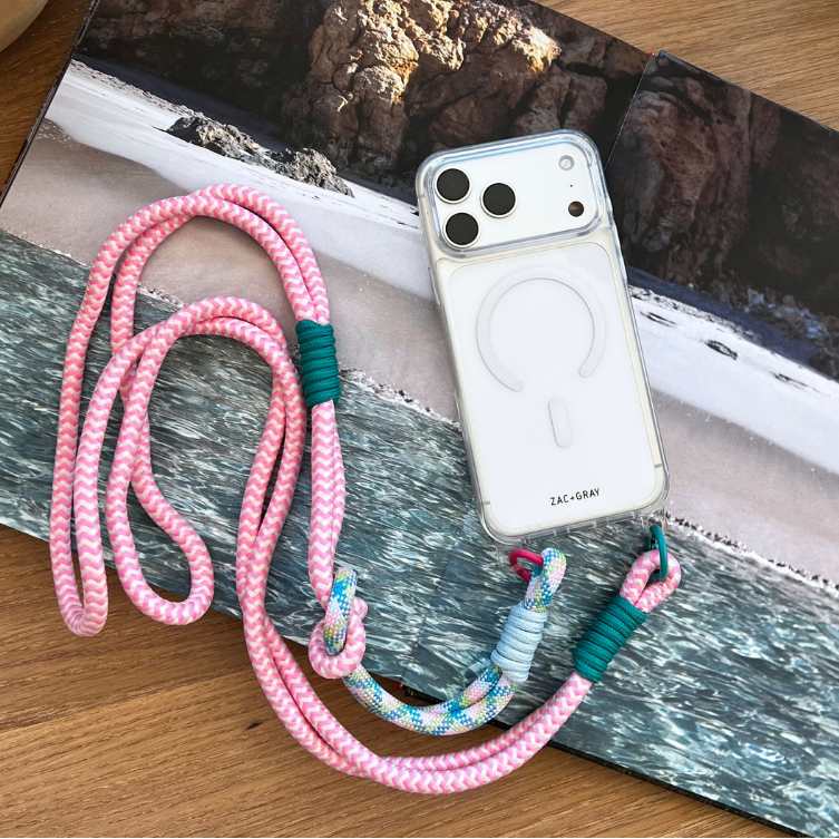 CRYSTAL CLEAR CROSSBODY PHONE CASES WITH RINGS