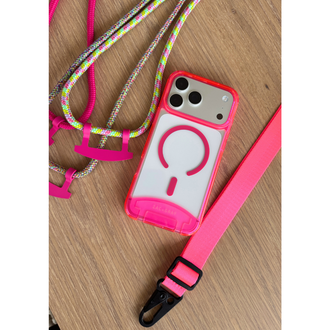 iPhone 17 Pro HOT PINK CASE + STRAP