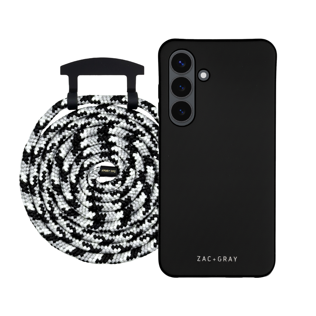 Samsung S24 MIDNIGHT BLACK CASE + CORD