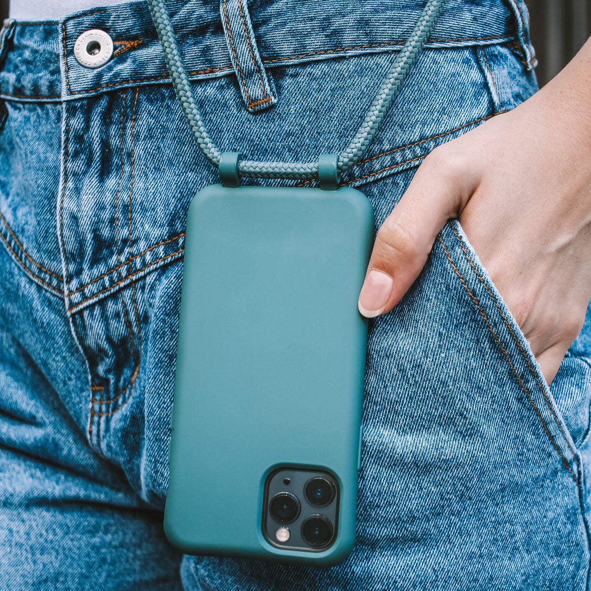 Samsung S24 TIDAL TEAL CASE + TIDAL TEAL CORD