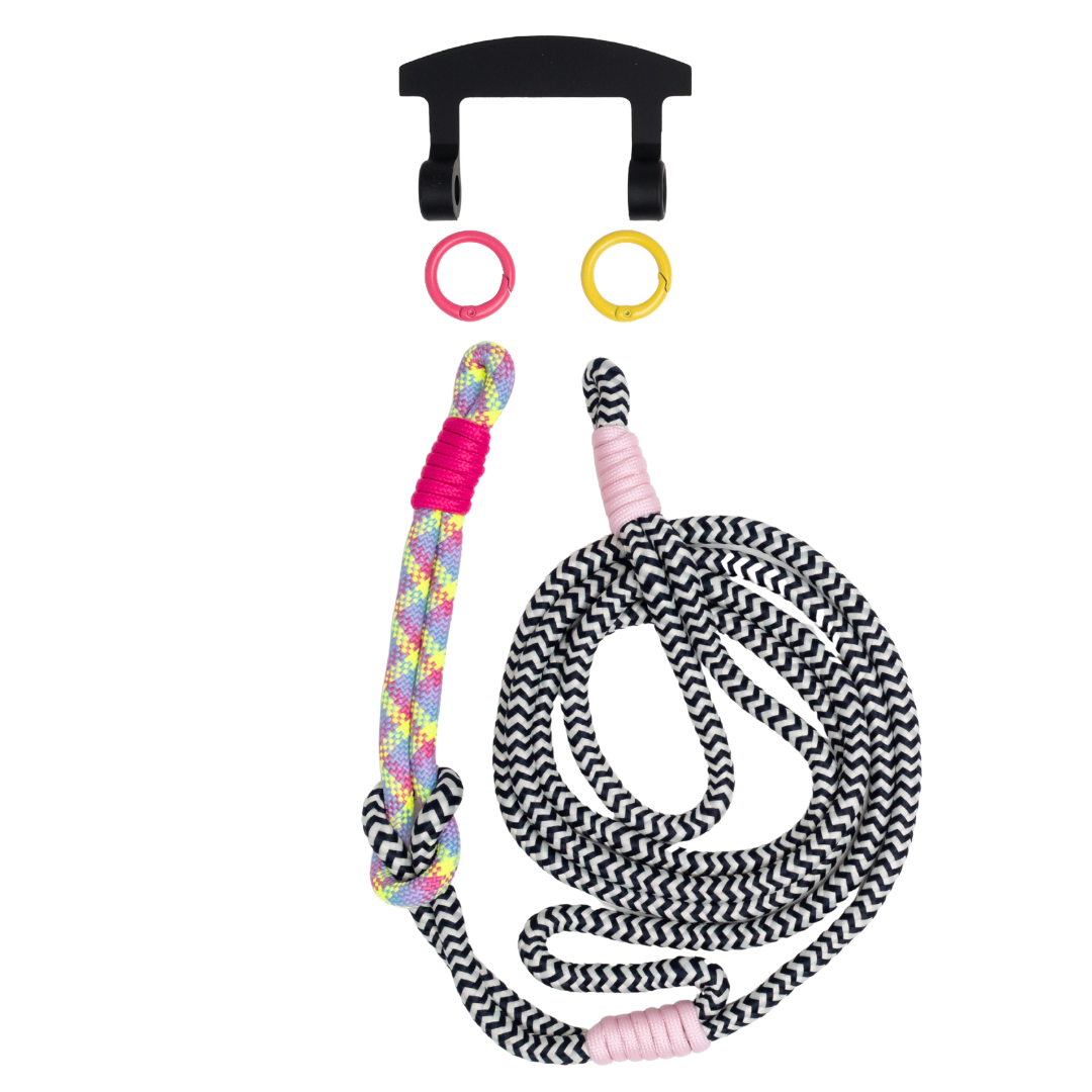 ELECTRIC BLOOM KNOTTED CORD + HOOK