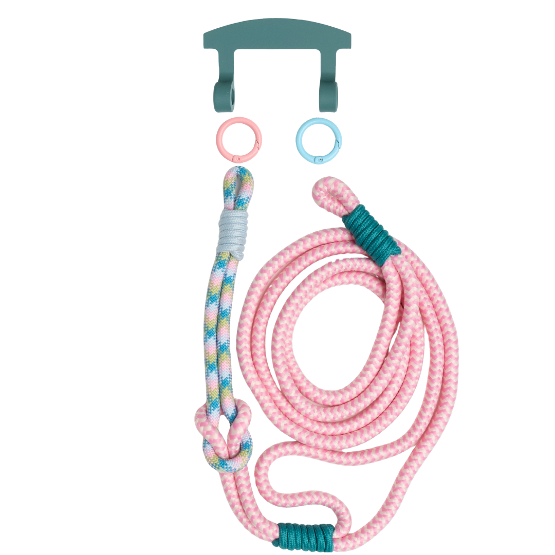 LAGOON BLOOM KNOTTED CORD + HOOK