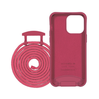 iPhone 15 Pro Max RASPBERRY RED CASE + RASPBERRY RED CORD