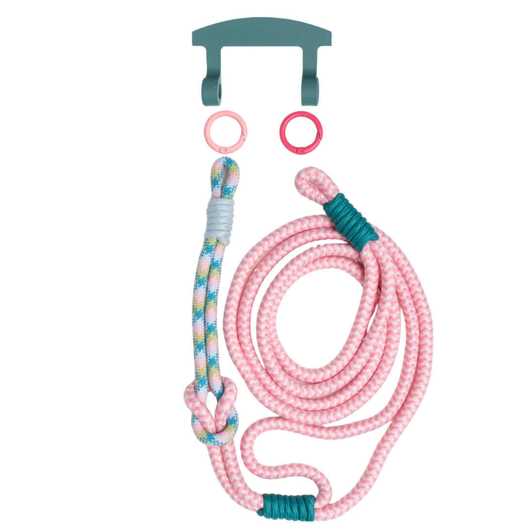 LAGOON BLOOM KNOTTED CORD + HOOK