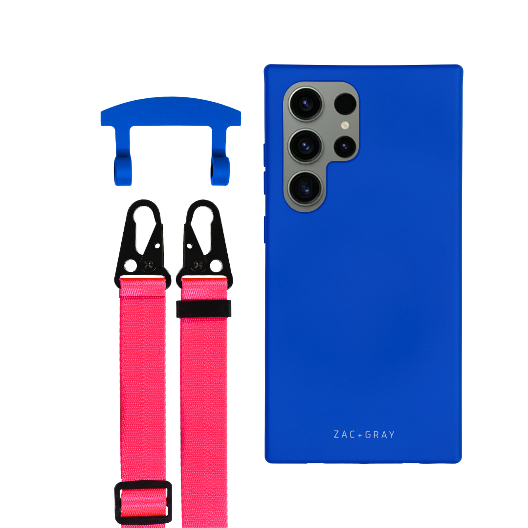 Samsung S25 Ultra COBALT BLUE CASE + STRAP