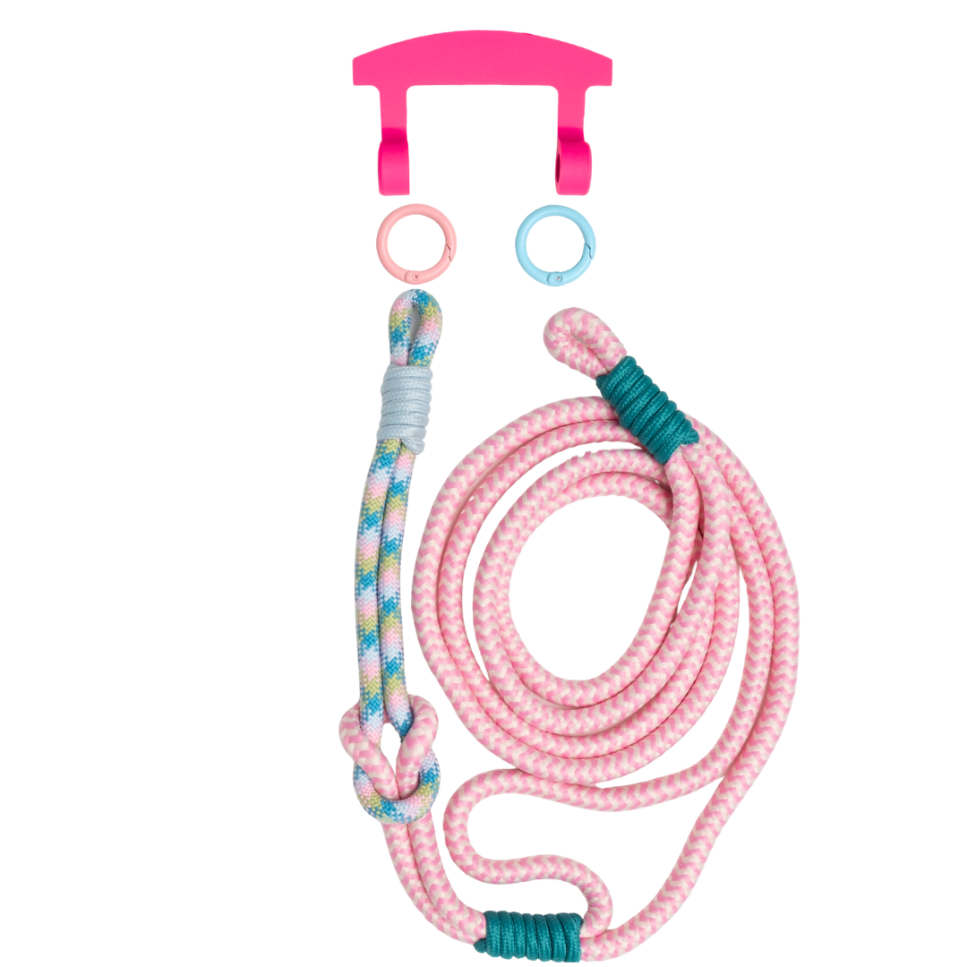 LAGOON BLOOM KNOTTED CORD + HOOK