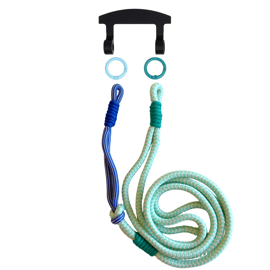 PACIFIC BLOOM KNOTTED CORD + HOOK