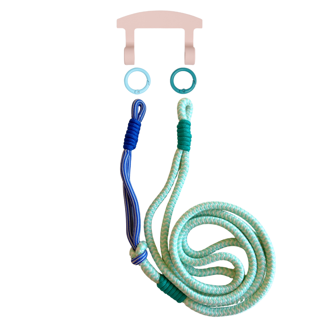 PACIFIC BLOOM KNOTTED CORD + HOOK