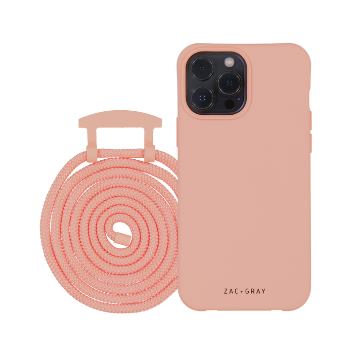 iPhone X and iPhone XS SUNSET CORAL CASE + SUNSET CORAL CORD