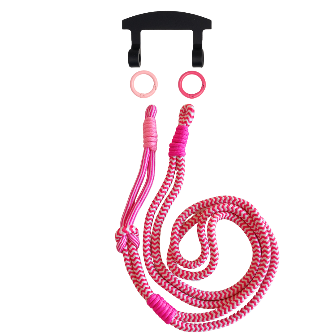 BERRY BLOOM KNOTTED CORD + HOOK