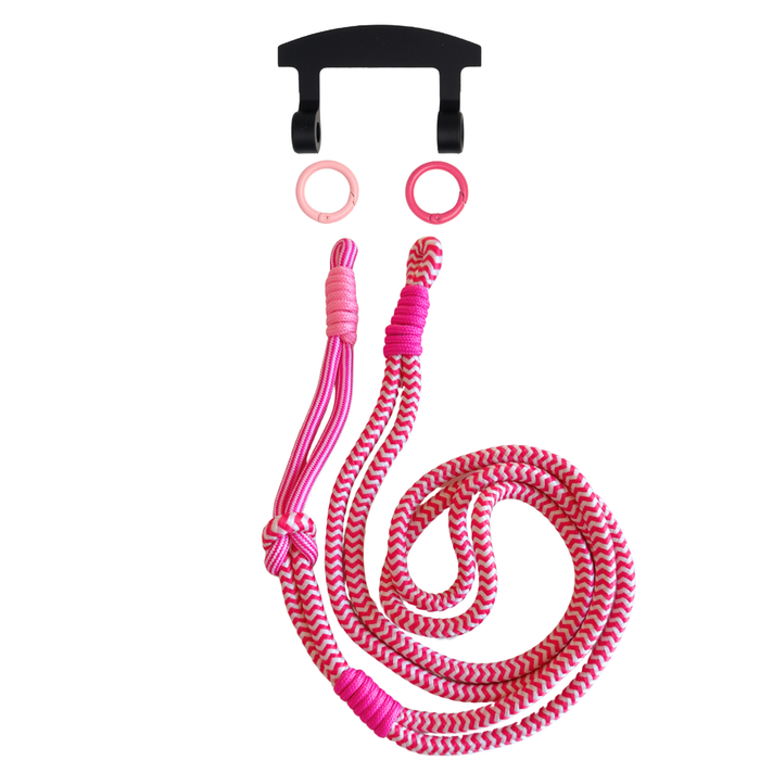BERRY BLOOM KNOTTED CORD + HOOK
