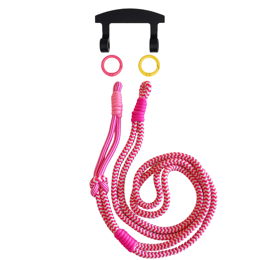 BERRY BLOOM KNOTTED CORD + HOOK