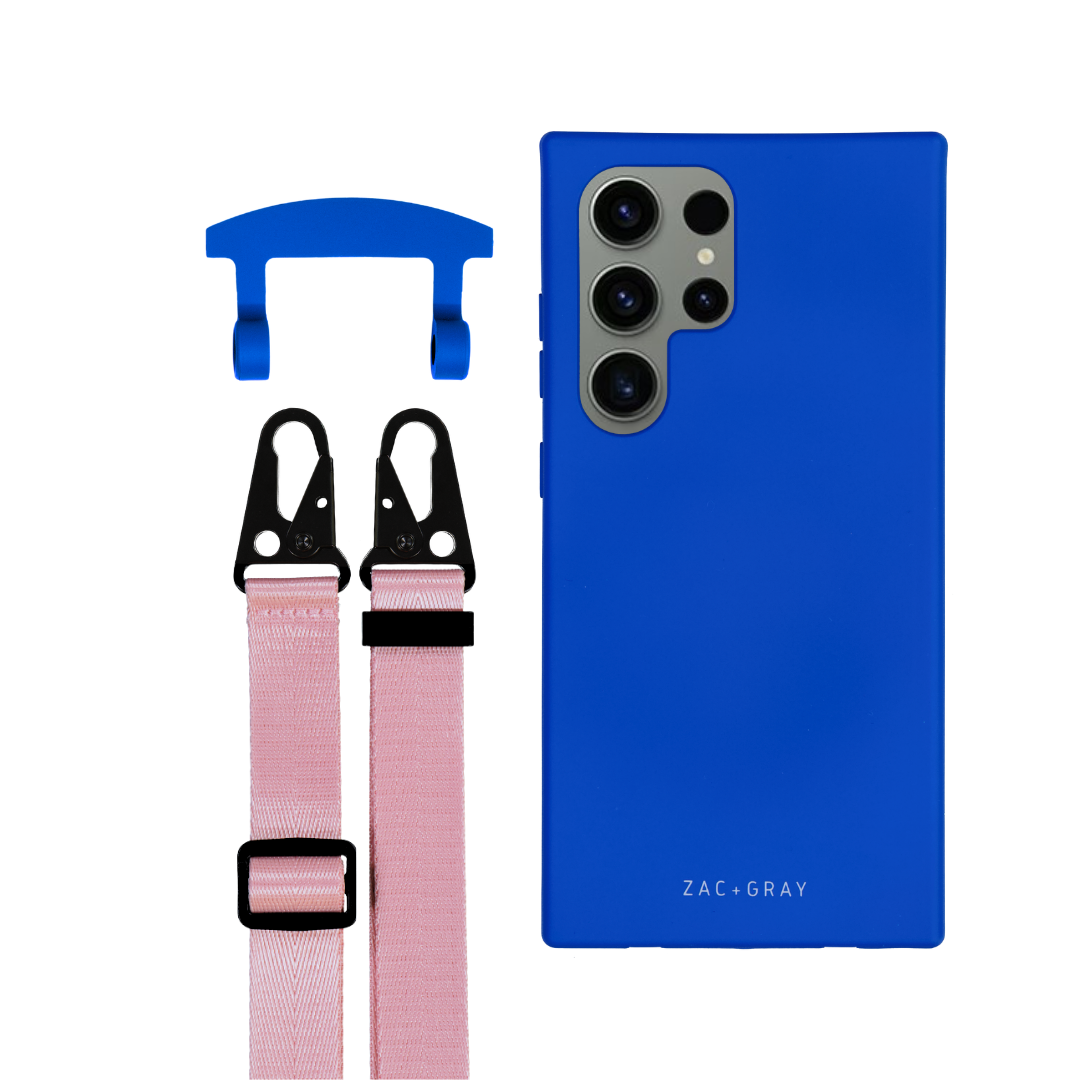 Samsung S25 Ultra COBALT BLUE CASE + STRAP
