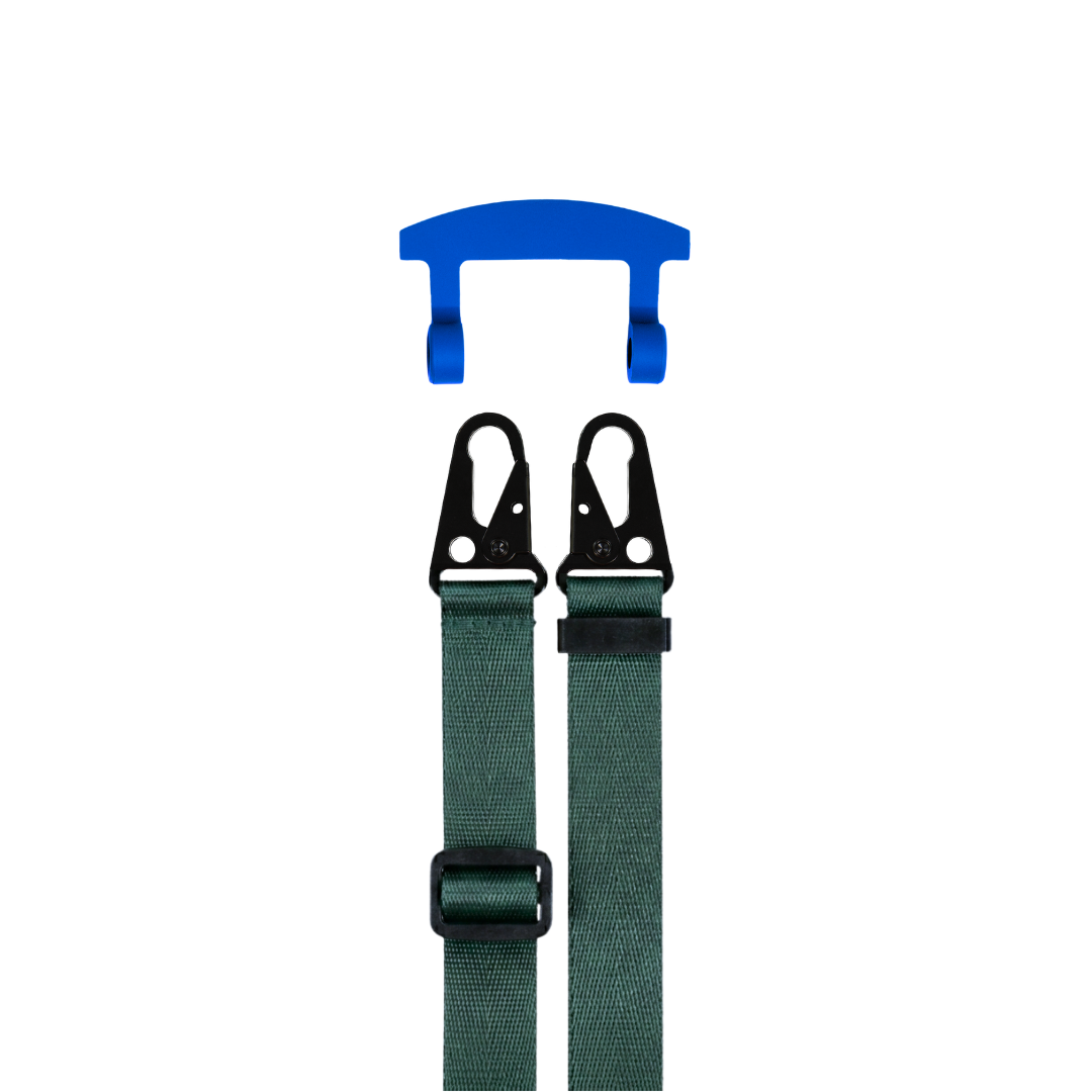 STRAP + COBALT BLUE HOOK