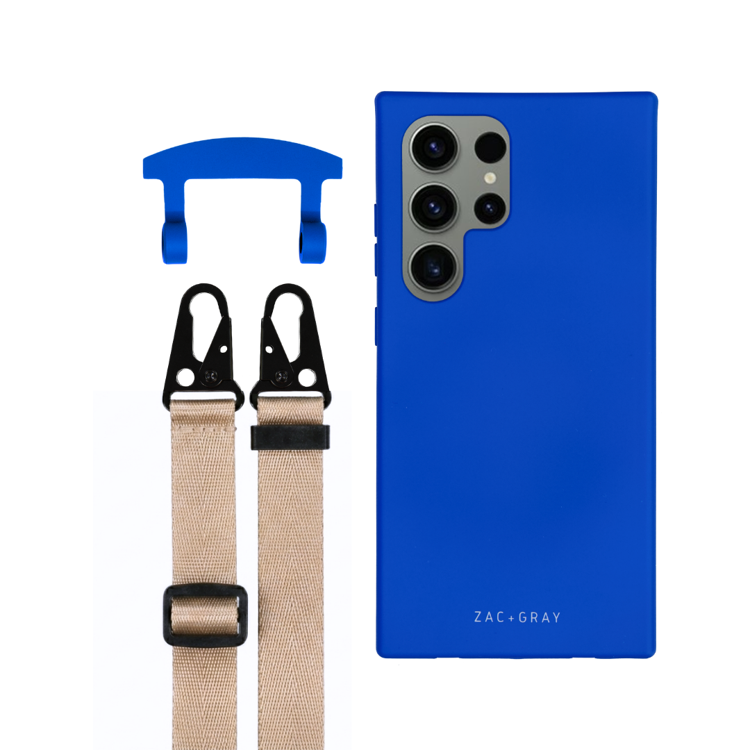 Samsung S25 Ultra COBALT BLUE CASE + STRAP