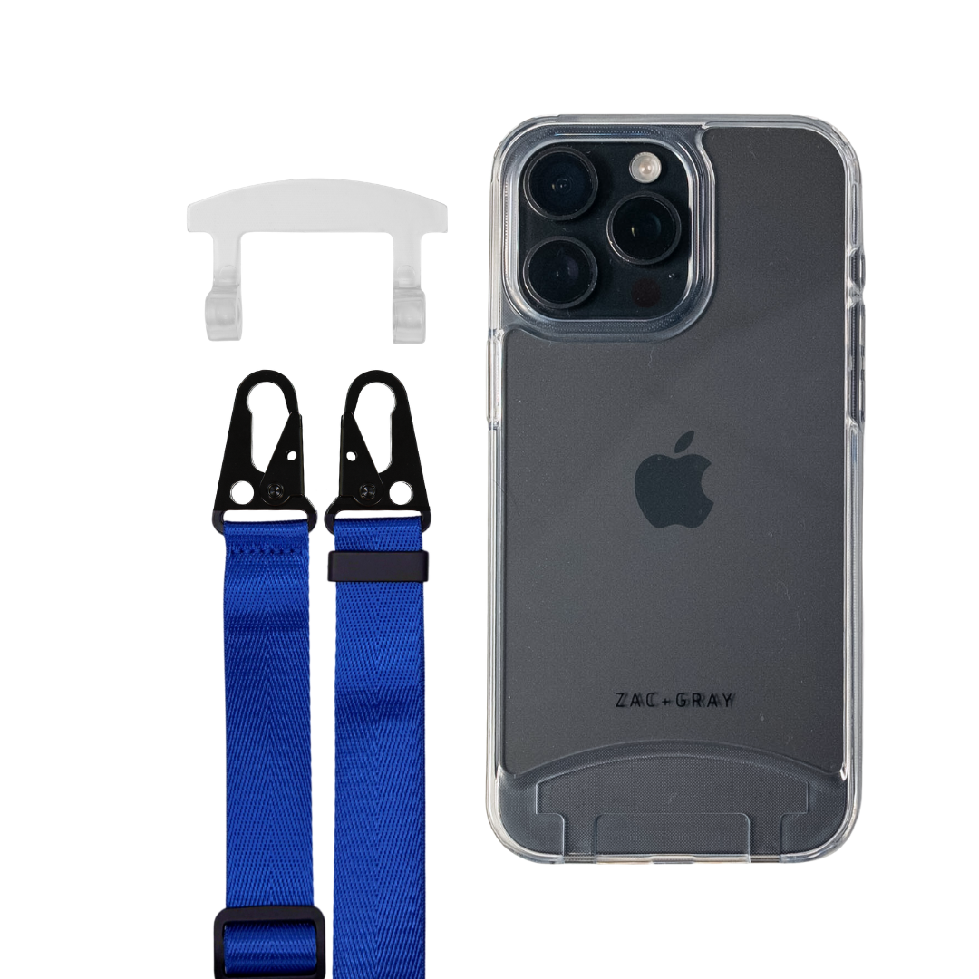 iPhone 16 Pro TRANSPARENT CASE + STRAP
