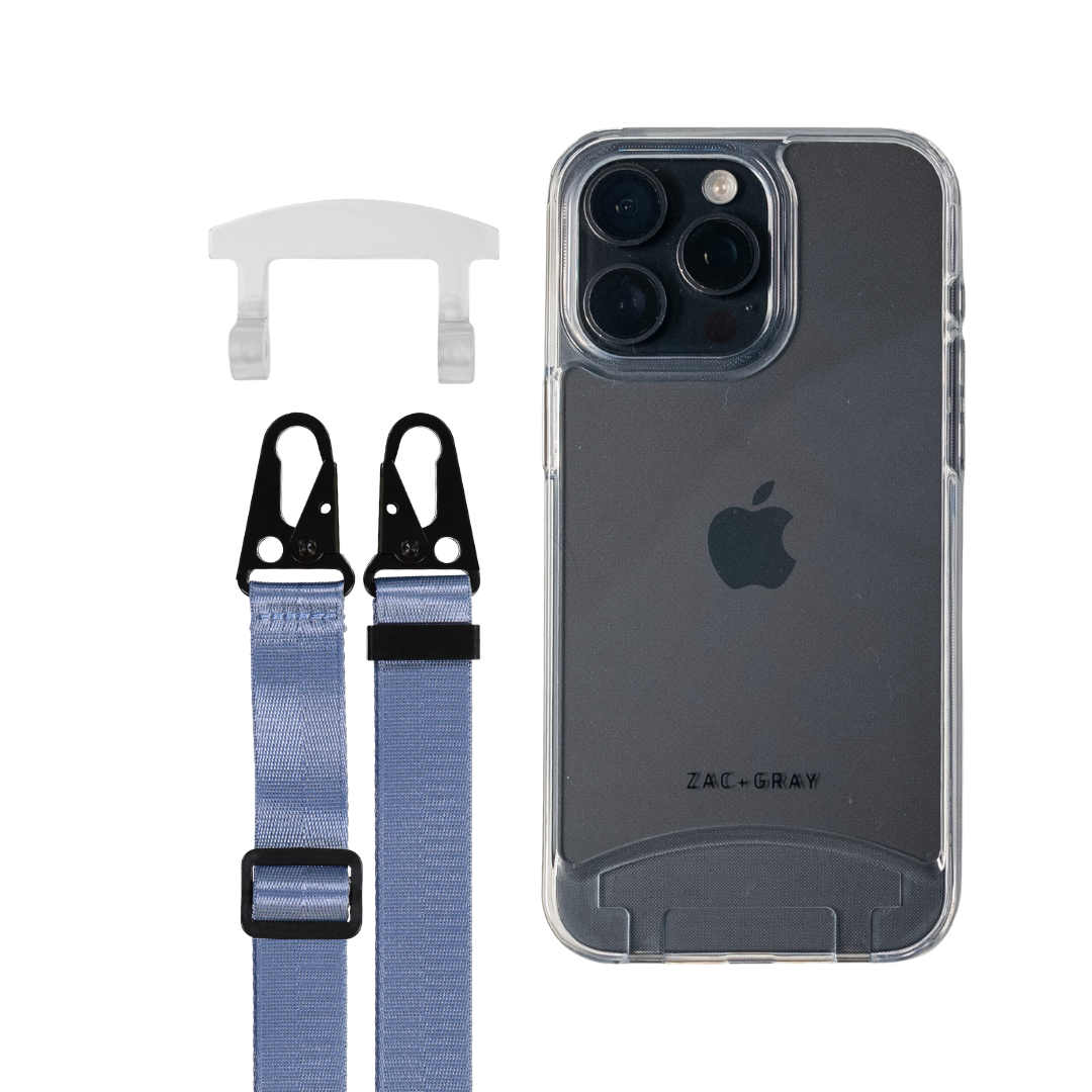 iPhone 16 Pro TRANSPARENT CASE + STRAP