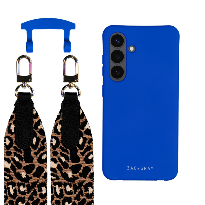 Samsung S26 COBALT BLUE CASE + PATTERNED STRAP