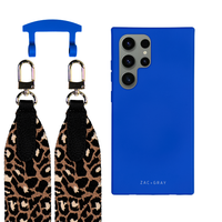 Samsung S25 Ultra COBALT BLUE CASE + PATTERNED STRAP