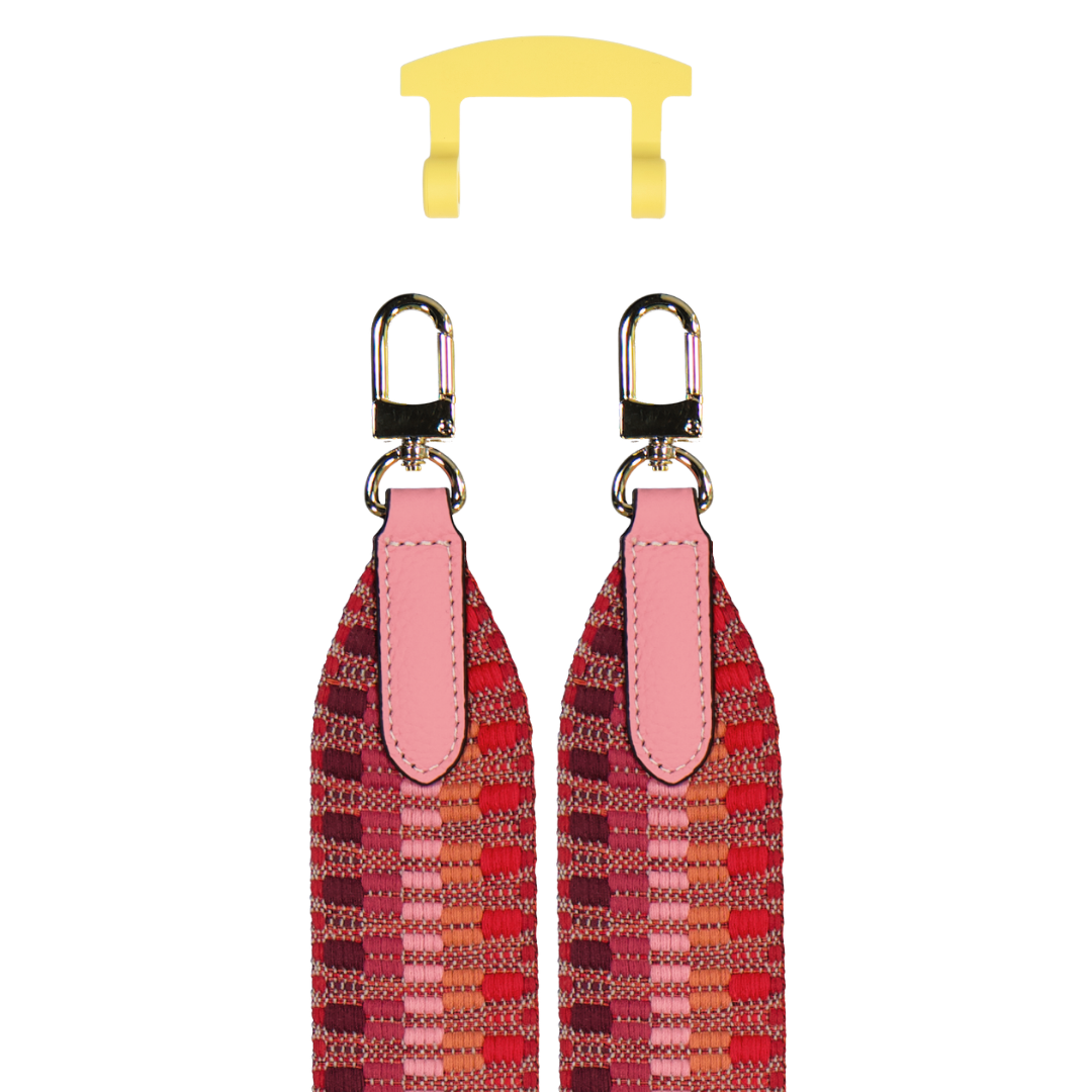 PATTERNED STRAP + HOOK