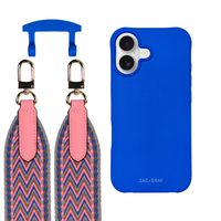 iPhone 17 COBALT BLUE CASE + PATTERNED STRAP