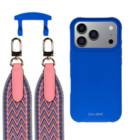 iPhone 17 Pro COBALT BLUE CASE + PATTERNED STRAP