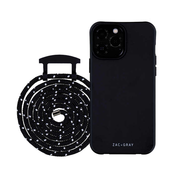 iPhone X and iPhone XS MIDNIGHT BLACK CASE + MIDNIGHT SKY CORD