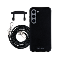 Samsung S23 MIDNIGHT BLACK CASE + CRYSTAL CORD