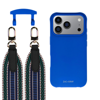 iPhone 17 Pro COBALT BLUE CASE + PATTERNED STRAP