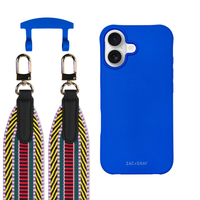 iPhone 17 COBALT BLUE CASE + PATTERNED STRAP