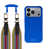 iPhone 17 Pro COBALT BLUE CASE + PATTERNED STRAP