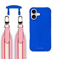 iPhone 17 COBALT BLUE CASE + PATTERNED STRAP