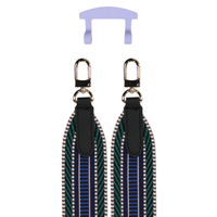 PATTERNED STRAP + WISTERIA BLOOM HOOK
