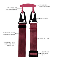 RASPBERRY RED STRAP