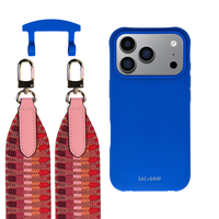 iPhone 17 Pro COBALT BLUE CASE + PATTERNED STRAP