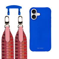 iPhone 17 COBALT BLUE CASE + PATTERNED STRAP