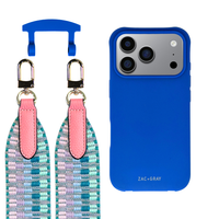 iPhone 17 Pro COBALT BLUE CASE + PATTERNED STRAP