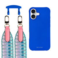 iPhone 17 COBALT BLUE CASE + PATTERNED STRAP