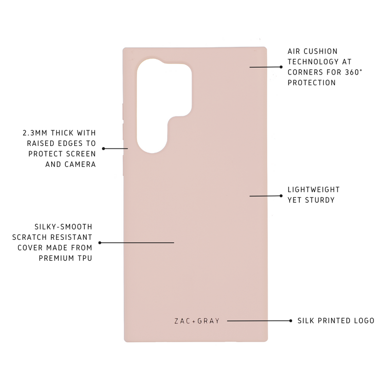 Samsung S23 Ultra ROSÉ PINK CASE