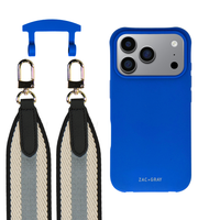 iPhone 17 Pro COBALT BLUE CASE + PATTERNED STRAP