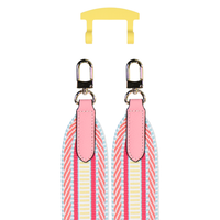 PATTERNED STRAP + SUNSHINE YELLOW HOOK