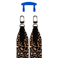 PATTERNED STRAP + COBALT BLUE HOOK