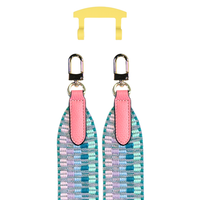 PATTERNED STRAP + SUNSHINE YELLOW HOOK