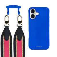 iPhone 17 COBALT BLUE CASE + PATTERNED STRAP